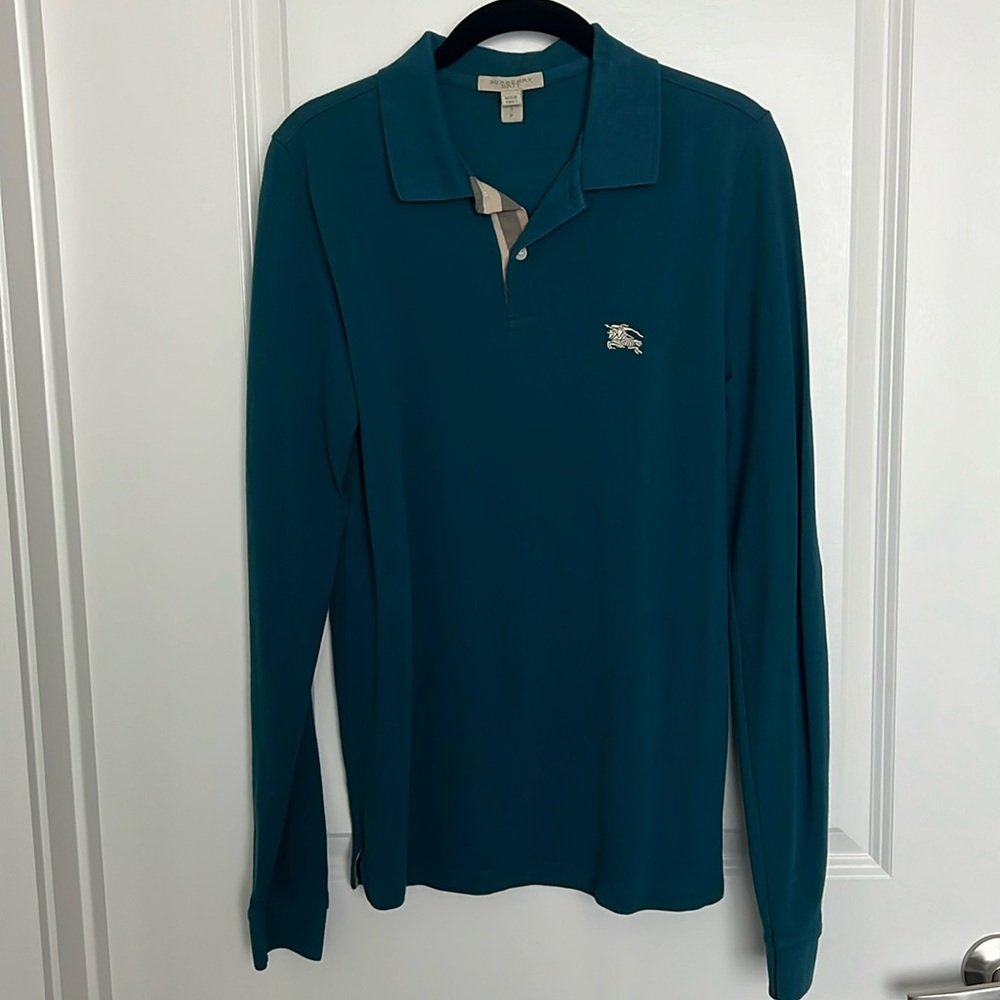 Burberry long-sleeve polo shirt